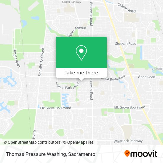 Thomas Pressure Washing map