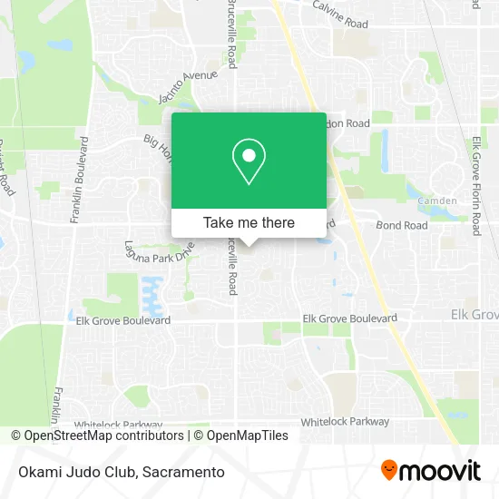 Mapa de Okami Judo Club