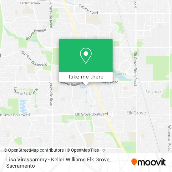 Lisa Virassammy - Keller Williams Elk Grove map