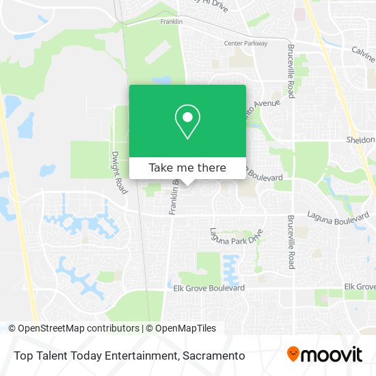 Top Talent Today Entertainment map