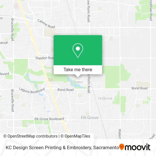 Mapa de KC Design Screen Printing & Embroidery