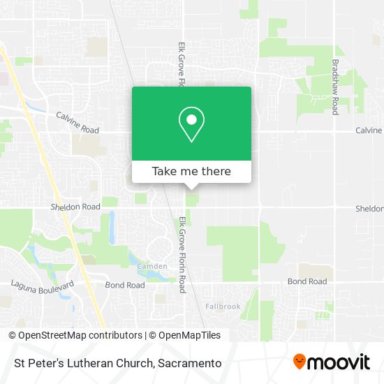 St Peter's Lutheran Church map