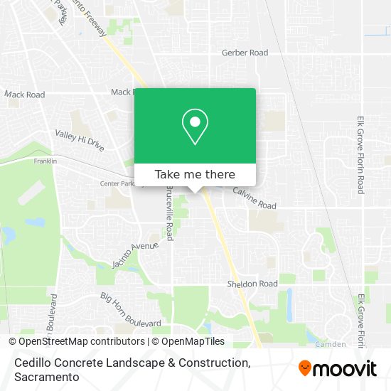 Cedillo Concrete Landscape & Construction map