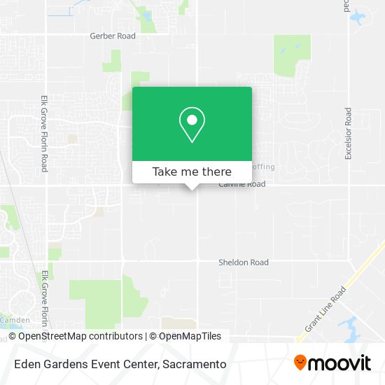 Eden Gardens Event Center map