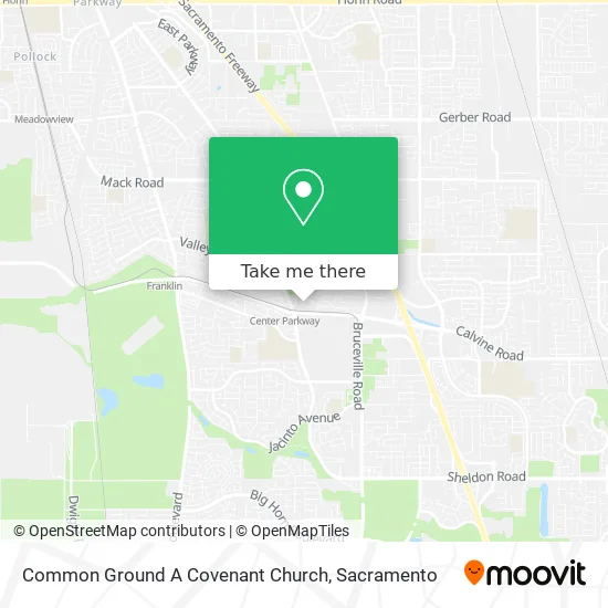 Common Ground A Covenant Church map