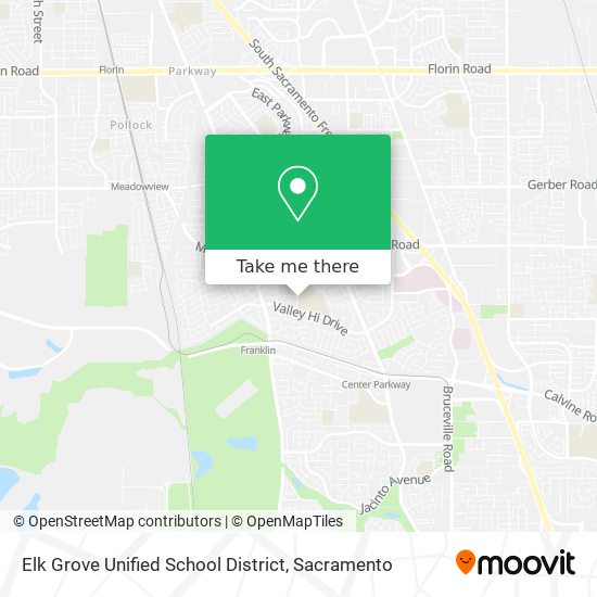 Mapa de Elk Grove Unified School District