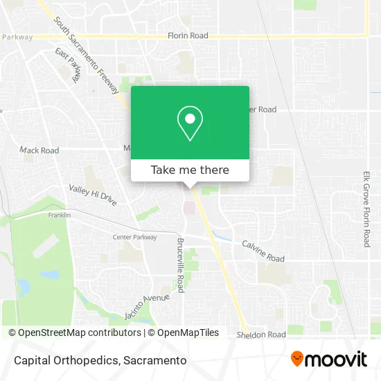 Capital Orthopedics map