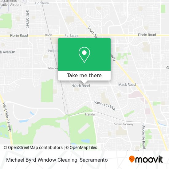 Michael Byrd Window Cleaning map