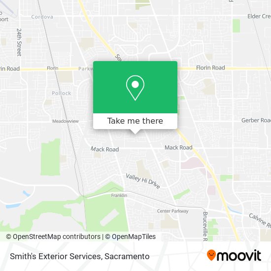 Smith's Exterior Services map