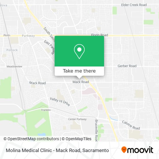 Molina Medical Clinic - Mack Road map