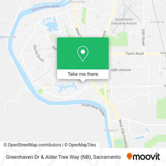 Mapa de Greenhaven Dr & Alder Tree Way (NB)
