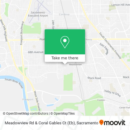 Meadowview Rd & Coral Gables Ct (Eb) map