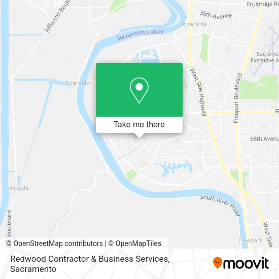 Mapa de Redwood Contractor & Business Services