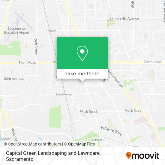 Capital Green Landscaping and Lawncare map