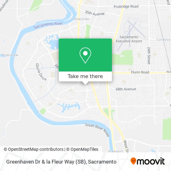 Greenhaven Dr & la Fleur Way (SB) map