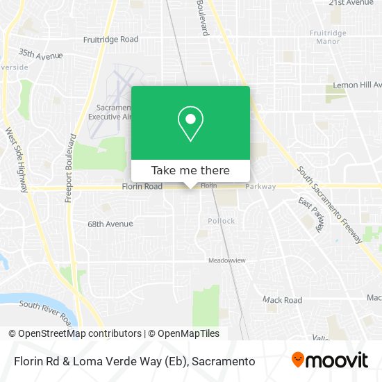 Mapa de Florin Rd & Loma Verde Way (Eb)