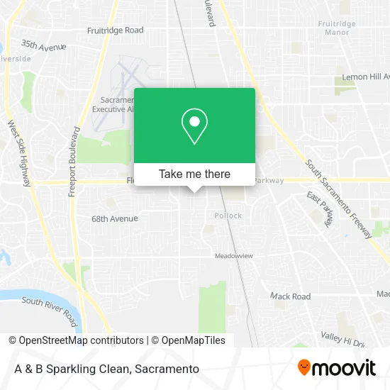 Mapa de A & B Sparkling Clean