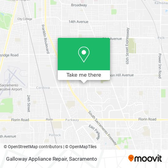 Mapa de Galloway Appliance Repair