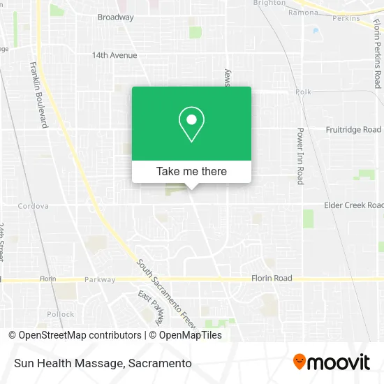 Mapa de Sun Health Massage