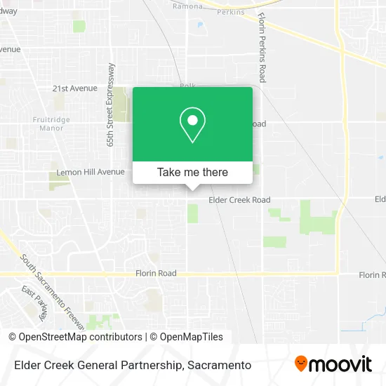 Mapa de Elder Creek General Partnership