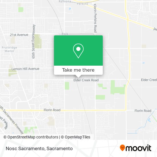 Nosc Sacramento map