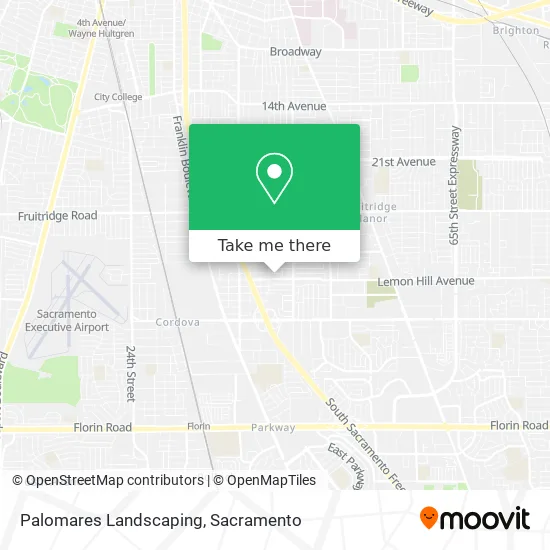 Palomares Landscaping map