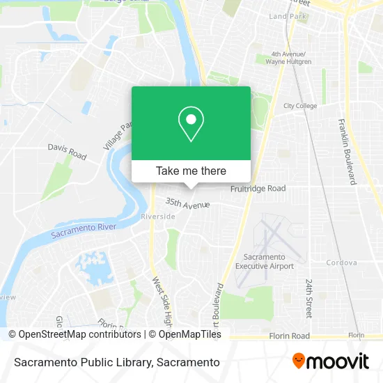 Mapa de Sacramento Public Library
