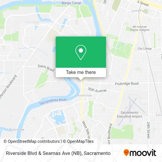 Mapa de Riverside Blvd & Seamas Ave (NB)