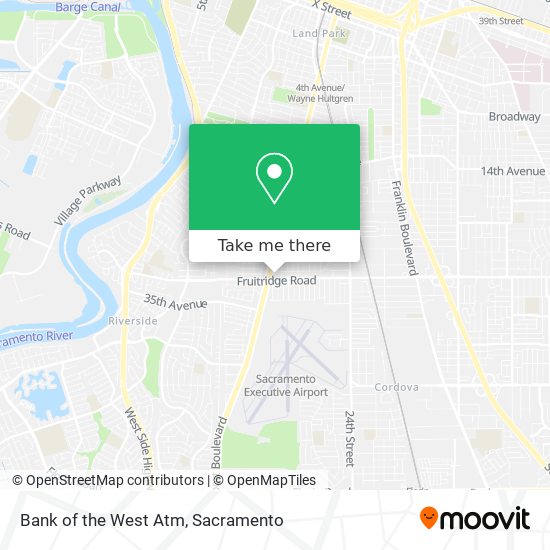 Bank of the West Atm map