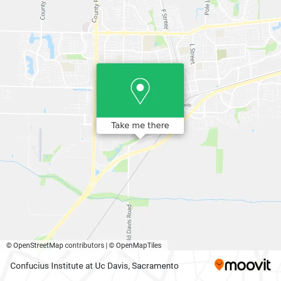 Mapa de Confucius Institute at Uc Davis