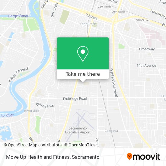 Move Up Health and Fitness map