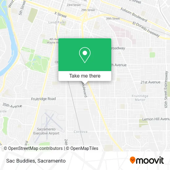 Sac Buddies map