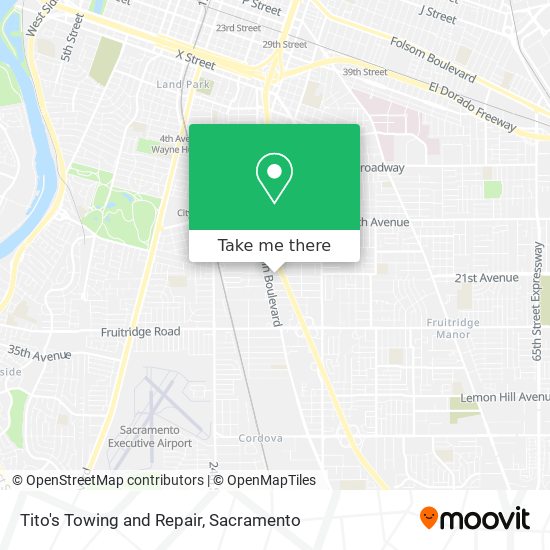 Tito's Towing and Repair map