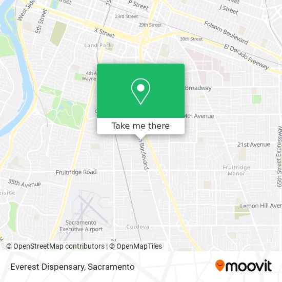 Everest Dispensary map