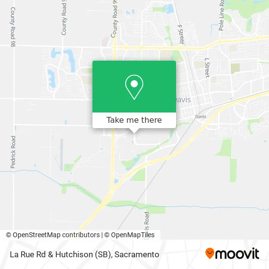 Mapa de La Rue Rd & Hutchison (SB)