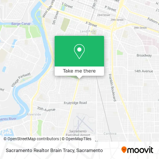 Sacramento Realtor Brain Tracy map
