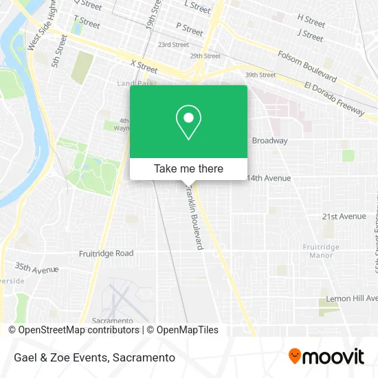 Mapa de Gael & Zoe Events