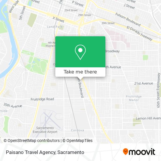 Paisano Travel Agency map