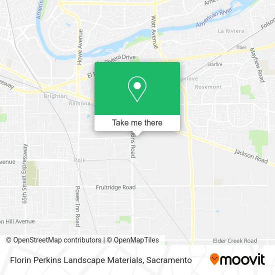 Mapa de Florin Perkins Landscape Materials