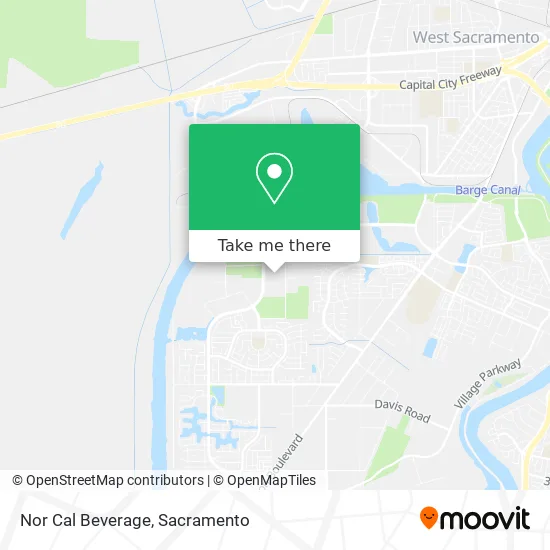 Nor Cal Beverage map