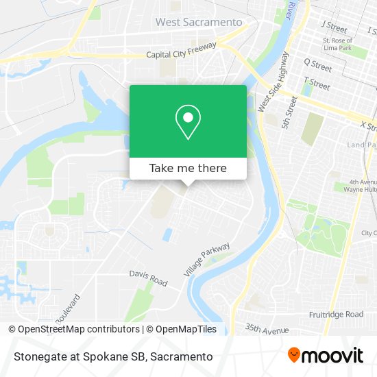 Stonegate at Spokane SB map