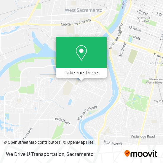 We Drive U Transportation map