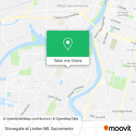 Stonegate at Linden NB map