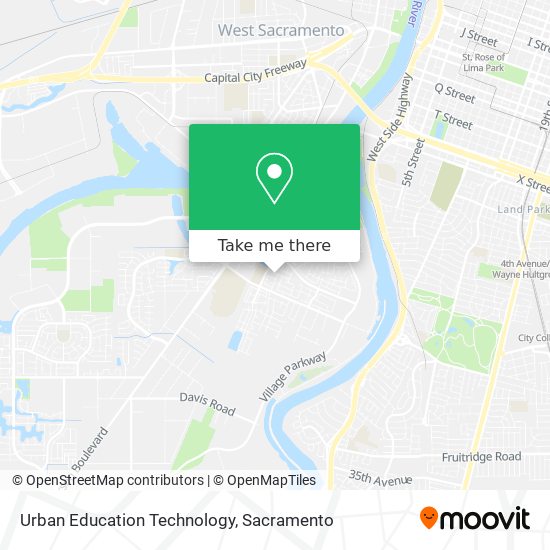 Urban Education Technology map