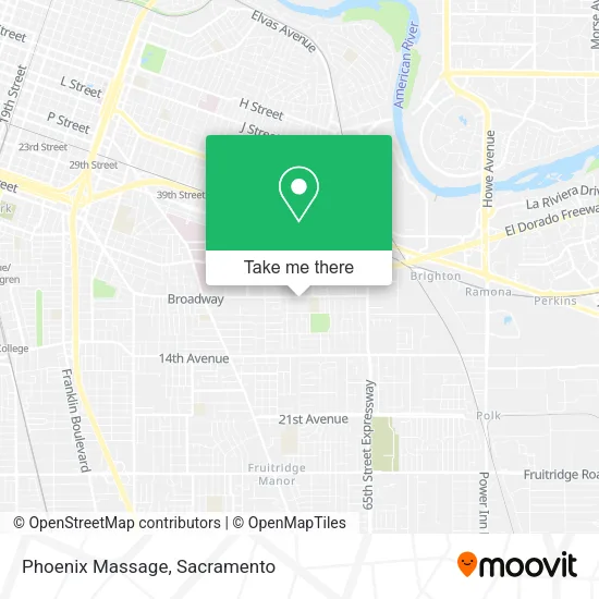 Phoenix Massage map