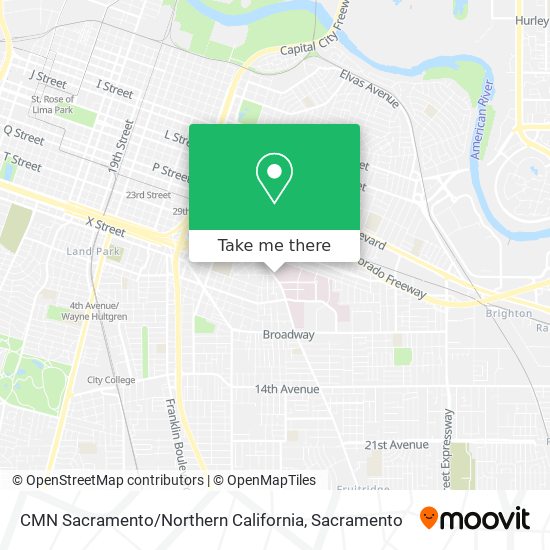 CMN Sacramento / Northern California map