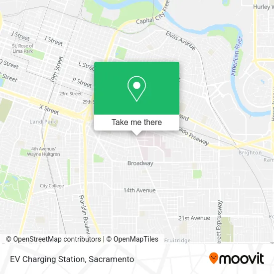 Mapa de EV Charging Station