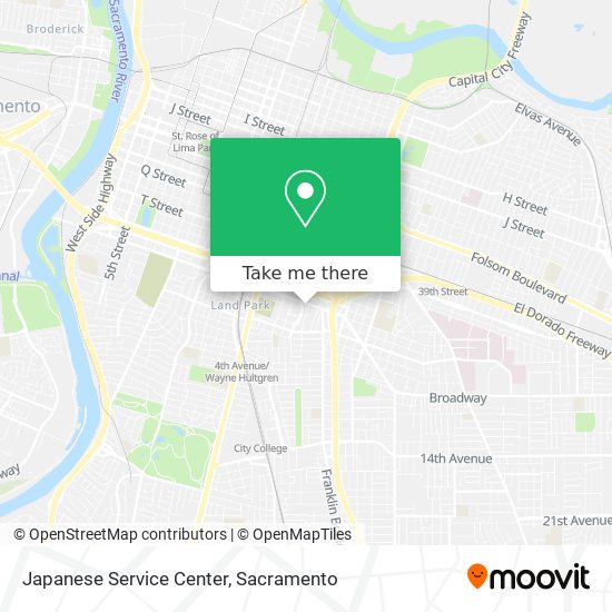 Mapa de Japanese Service Center