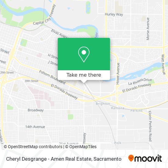 Cheryl Desgrange - Amen Real Estate map