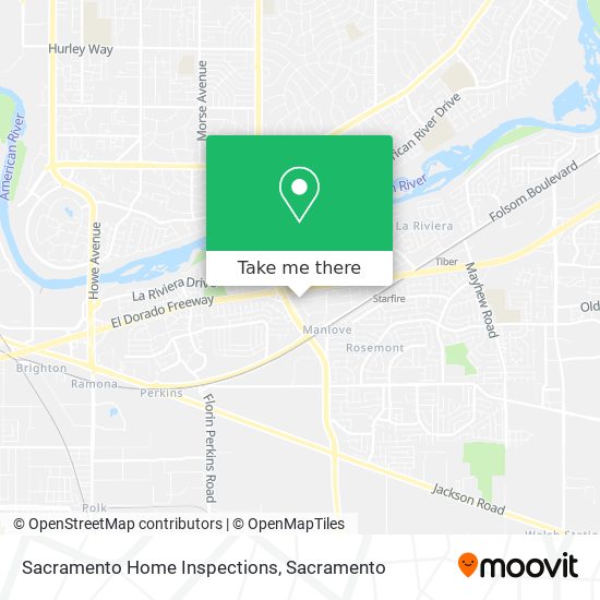 Sacramento Home Inspections map